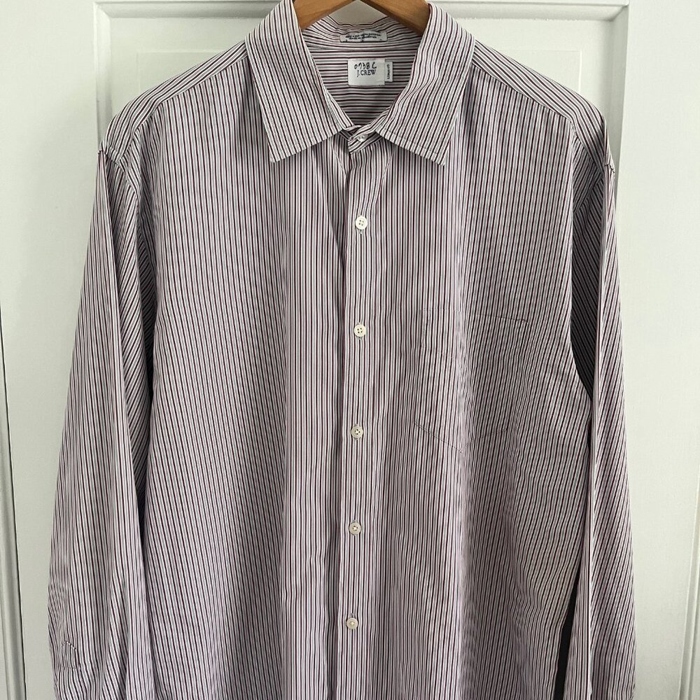 J. Crew Men's Button Down Shirt L (16 1/2- 17)